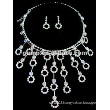 Rhinestones wedding Bridal jewelry set (GWJ12-055)